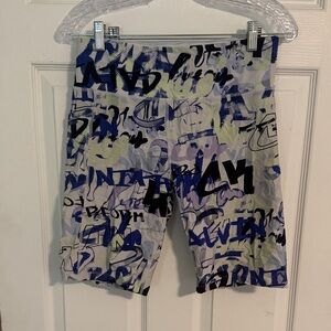 Calvin Klein Multicolor Graphic Bike Shorts